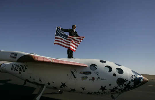  SpaceShipOne took home the $10 million Ansari X Prize in 2004. (one way to solve society s most urgent problems)